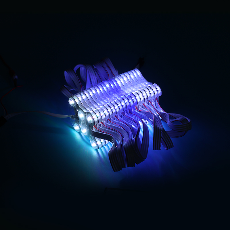 Six-lamp colored light module - Rainproof version