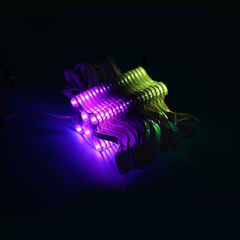 Six-lamp colored light module - Rainproof version
