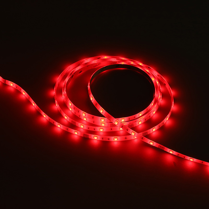 12V 5050 RGB 1-meter 60-lumen color-changing light strip (available in 30-lumen and 60-lumen versions)