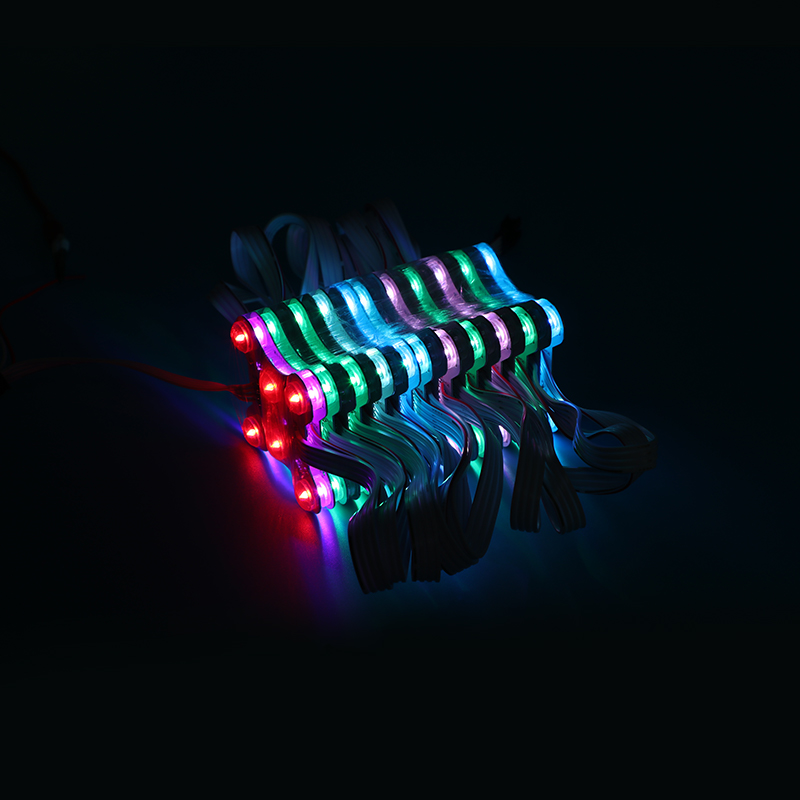 Six-lamp colored light module - Rainproof version