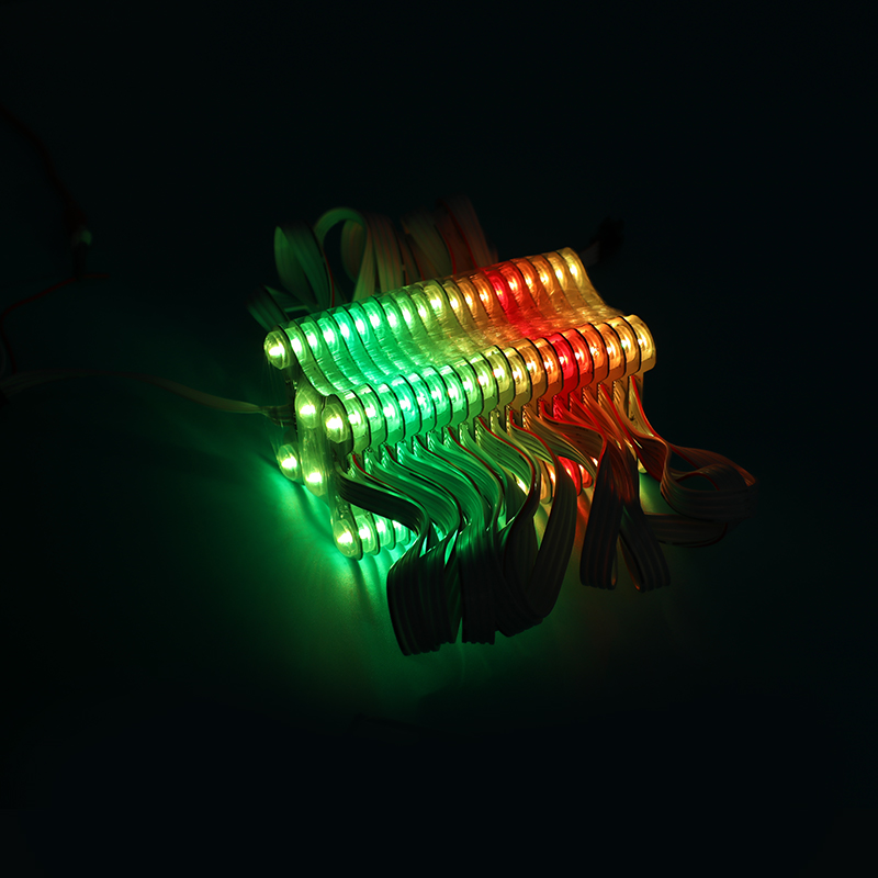 Six-lamp colored light module - Rainproof version