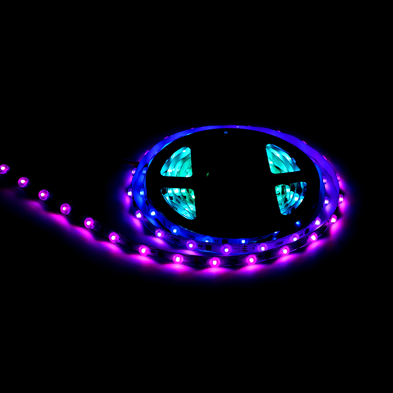 12V 2835  1.30-meter-long wave-shaped lens colored light strip with glittering effect