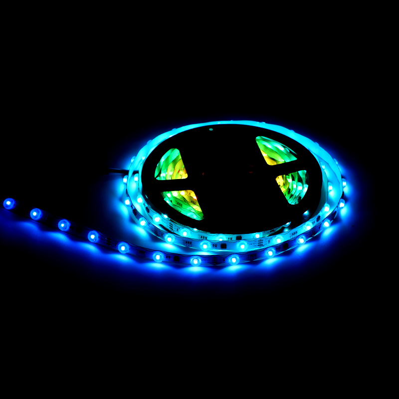 12V 2835  1.30-meter-long wave-shaped lens colored light strip with glittering effect