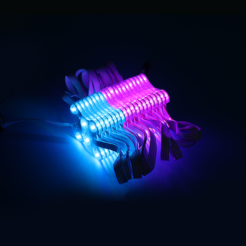 Six-lamp colored light module - Rainproof version