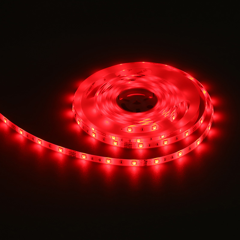 12V 5050 RGB 1-meter 60-lumen color-changing light strip (available in 30-lumen and 60-lumen versions)