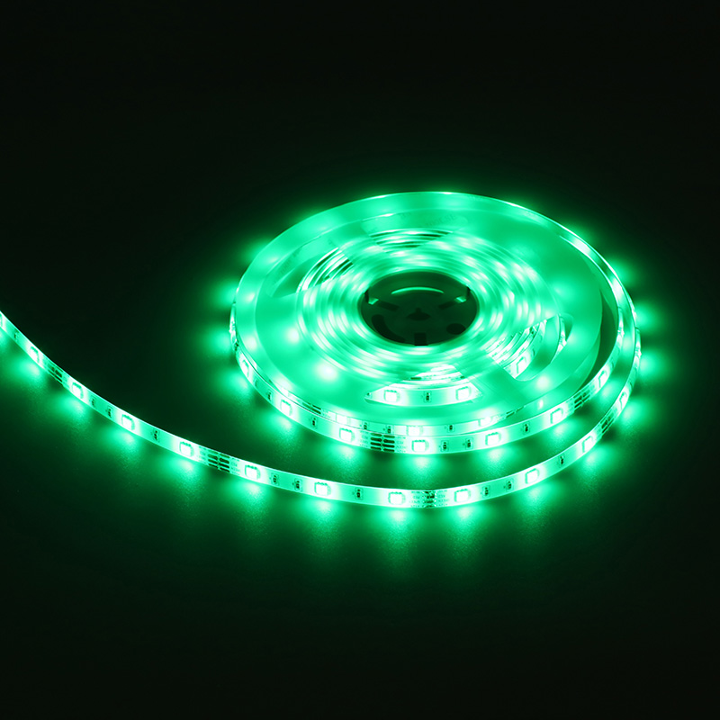 12V 5050 RGB 1-meter 60-lumen color-changing light strip (available in 30-lumen and 60-lumen versions)