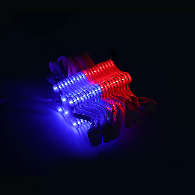 Six-lamp colored light module - Rainproof version